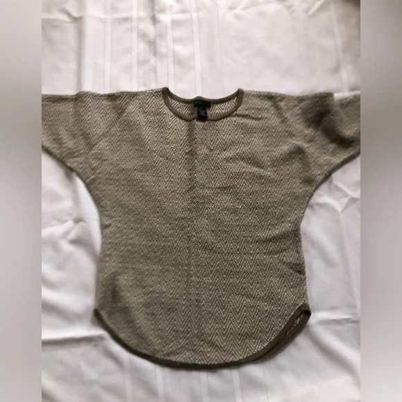 Oatmeal Patterned Batwing Sweater - Picture 2 of 13